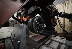 GCAPS flat-belt tire machine