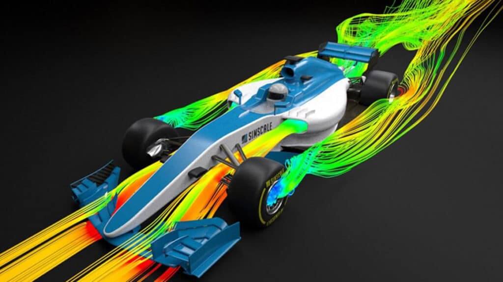 Illustration of a Formula 1 car